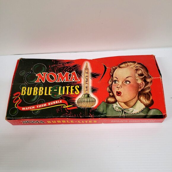 Noma #509 Bubble Lights 12 in Original Girl Box Damage - Picture 1 of 8